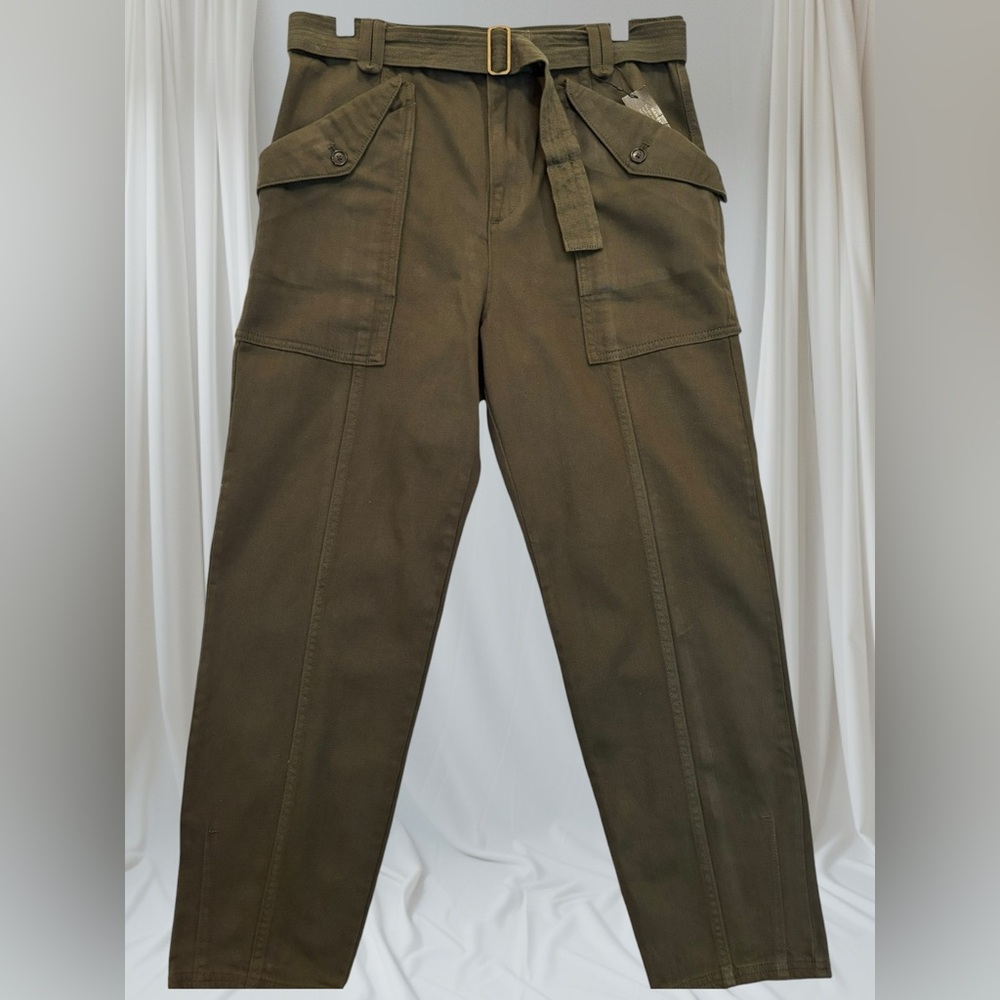 Banana Republic Women’s Dark Green Tapered Utility Pants NEW WITH TAGS SZ. 6